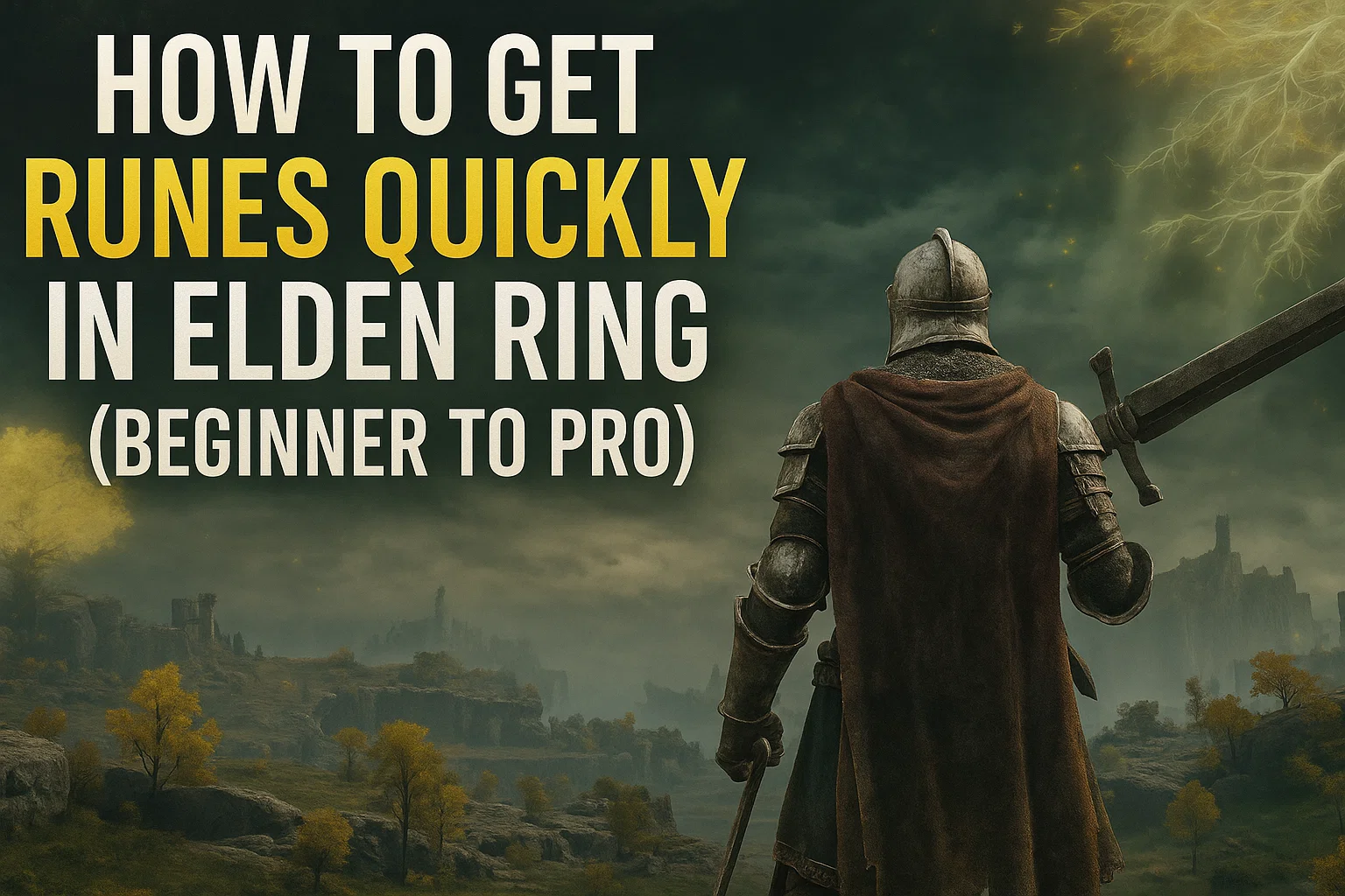 How to Get Runes Quickly in Elden Ring (Beginner to Pro)