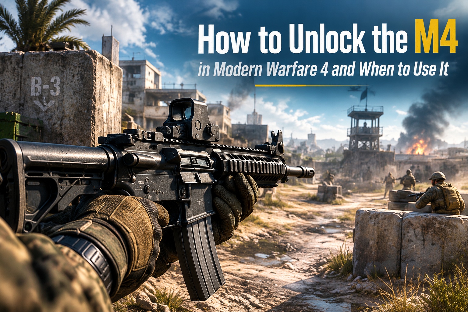 How to Unlock the M4 in Modern Warfare 4 and When to Use It
