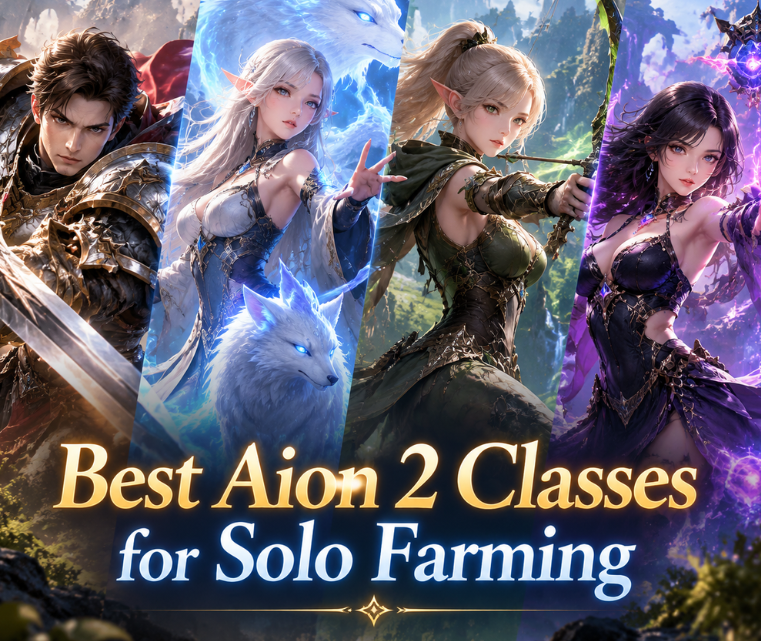 Best Aion 2 Classes for Solo Farming: Gladiator, Spiritmaster, Ranger and Sorcerer